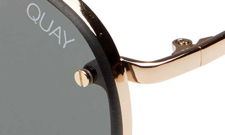 QUAY X ELLE FERGUSON FARRAH 53MM ROUND SUNGLASSES
