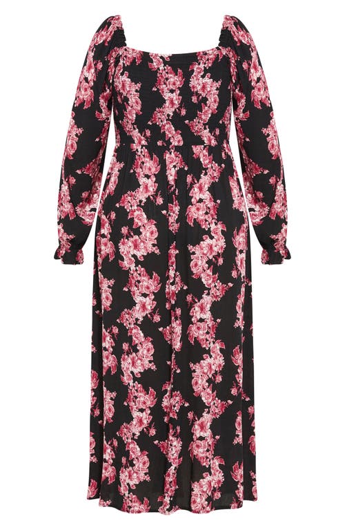 Shop City Chic Aurelia Floral Long Sleeve Dress