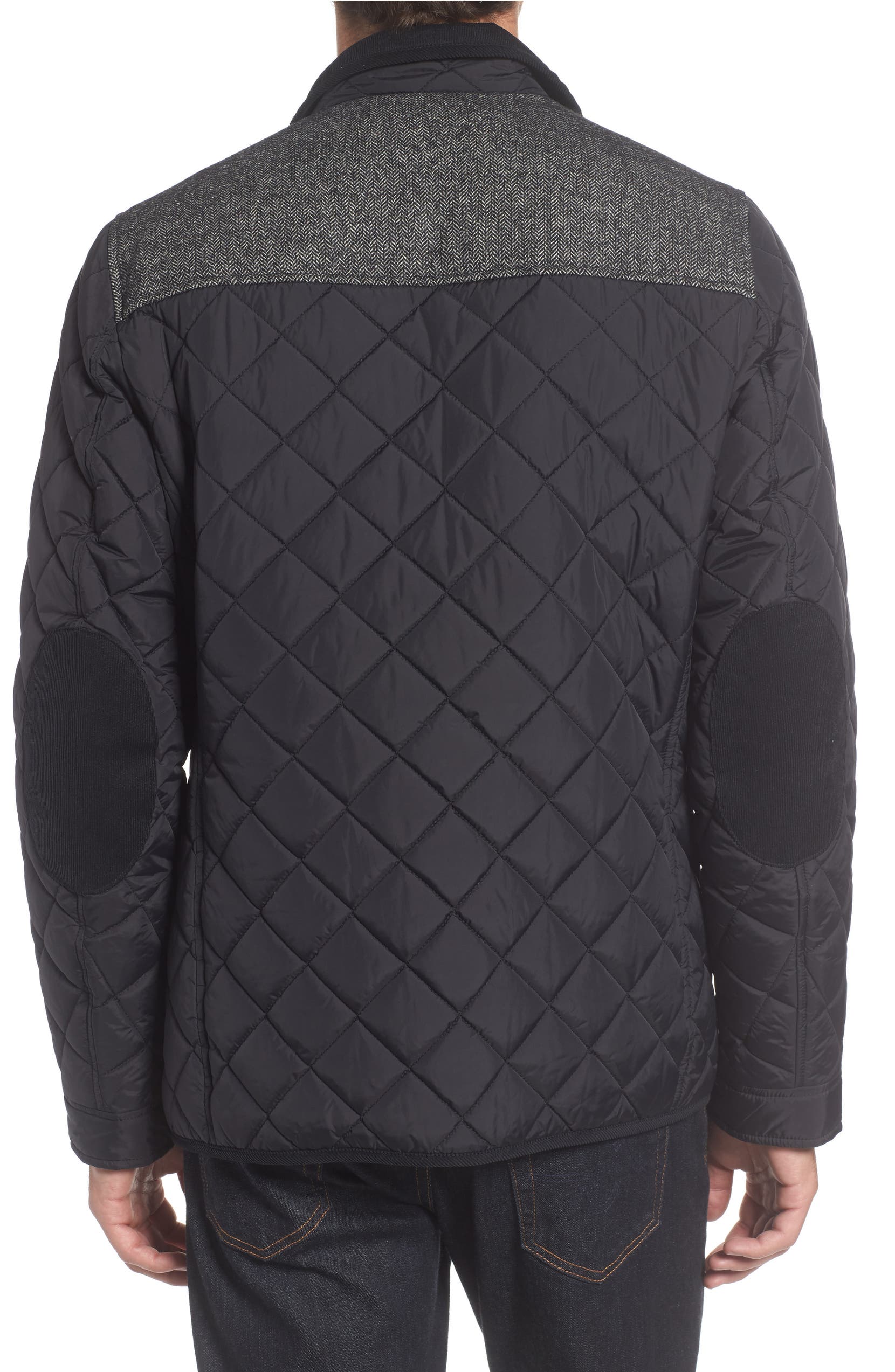 Diamond Quilted Full Zip Jacket