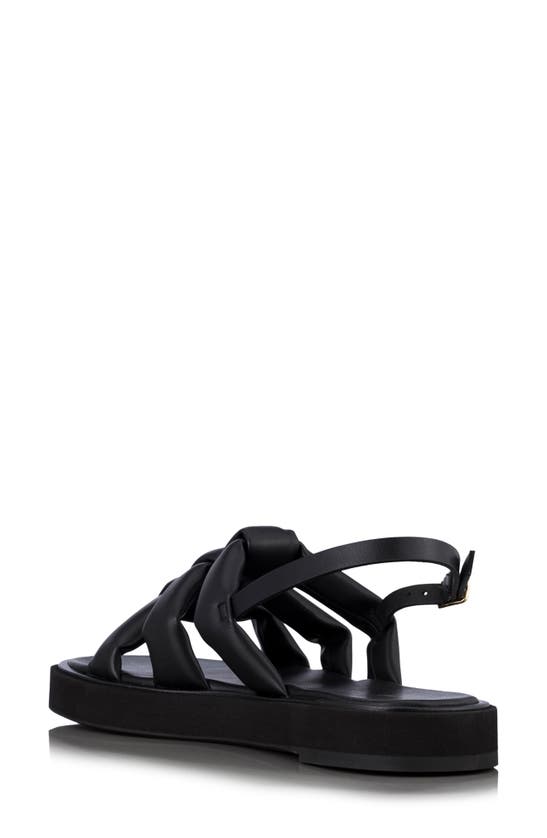 Shop Frame Puffy Strap Sandal In Noir