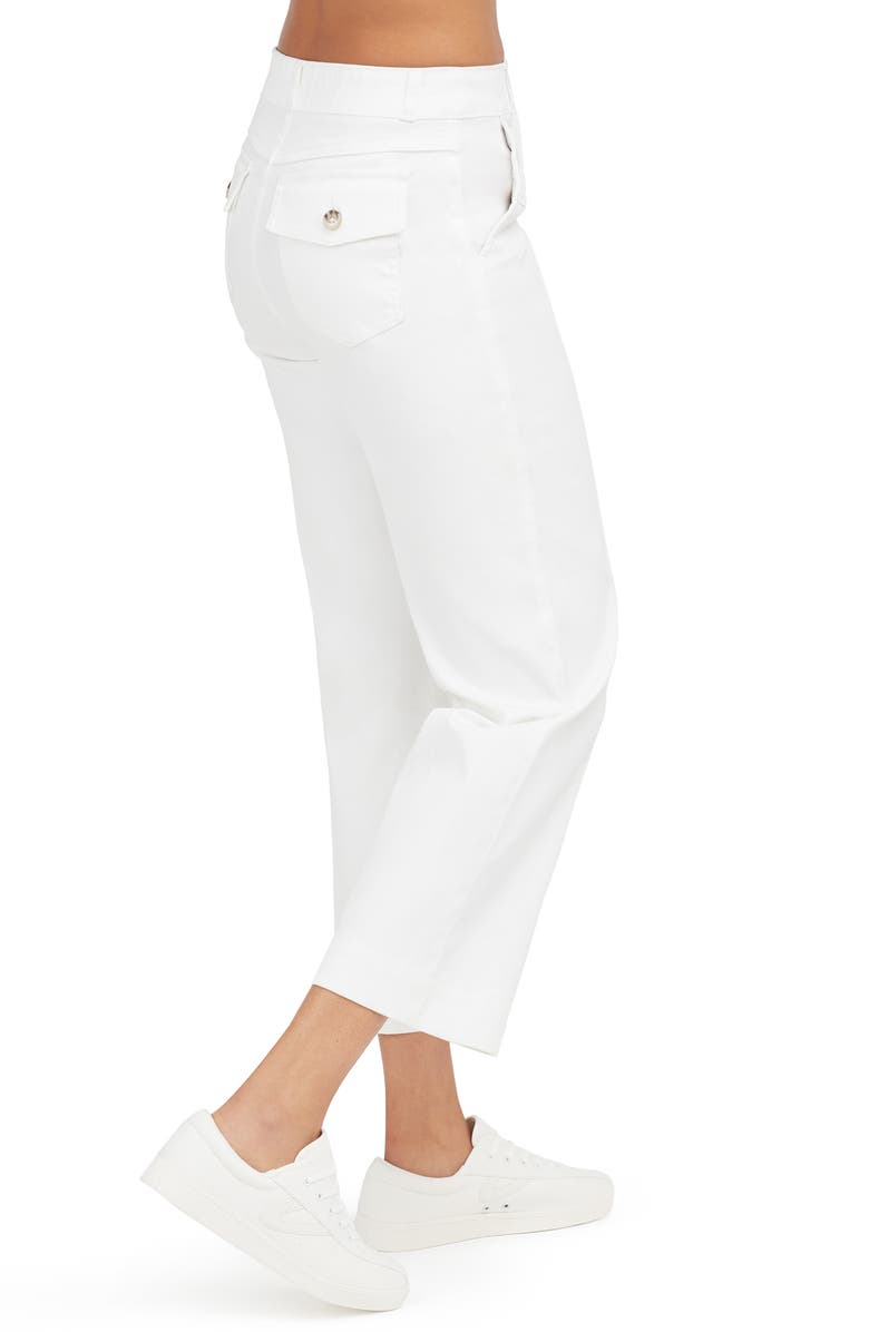 SPANX® Stretch Twill Wide Leg Crop Pants | Nordstrom