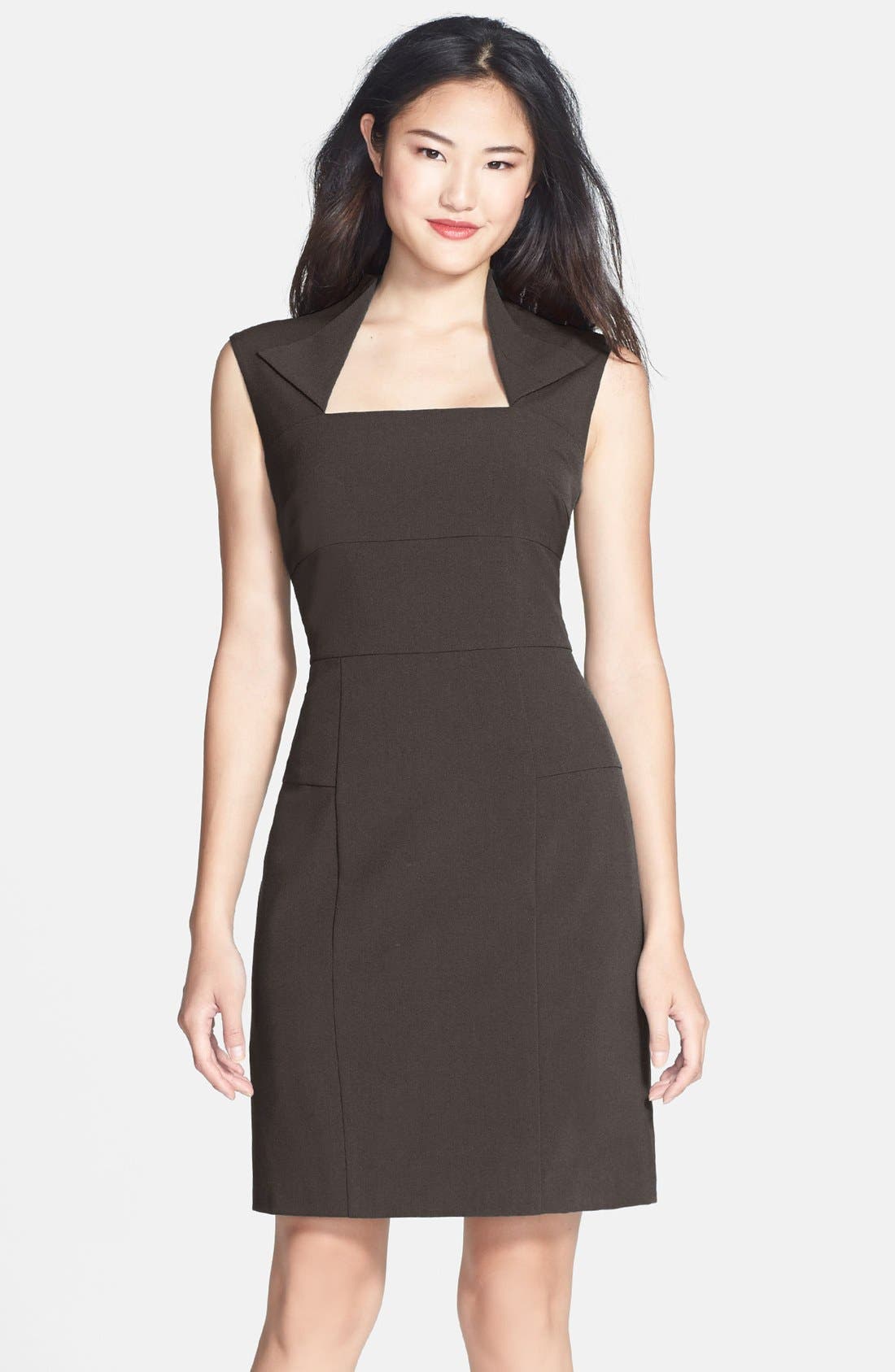 Marc New York by Andrew Marc Collared Stretch Sheath Dress Nordstrom