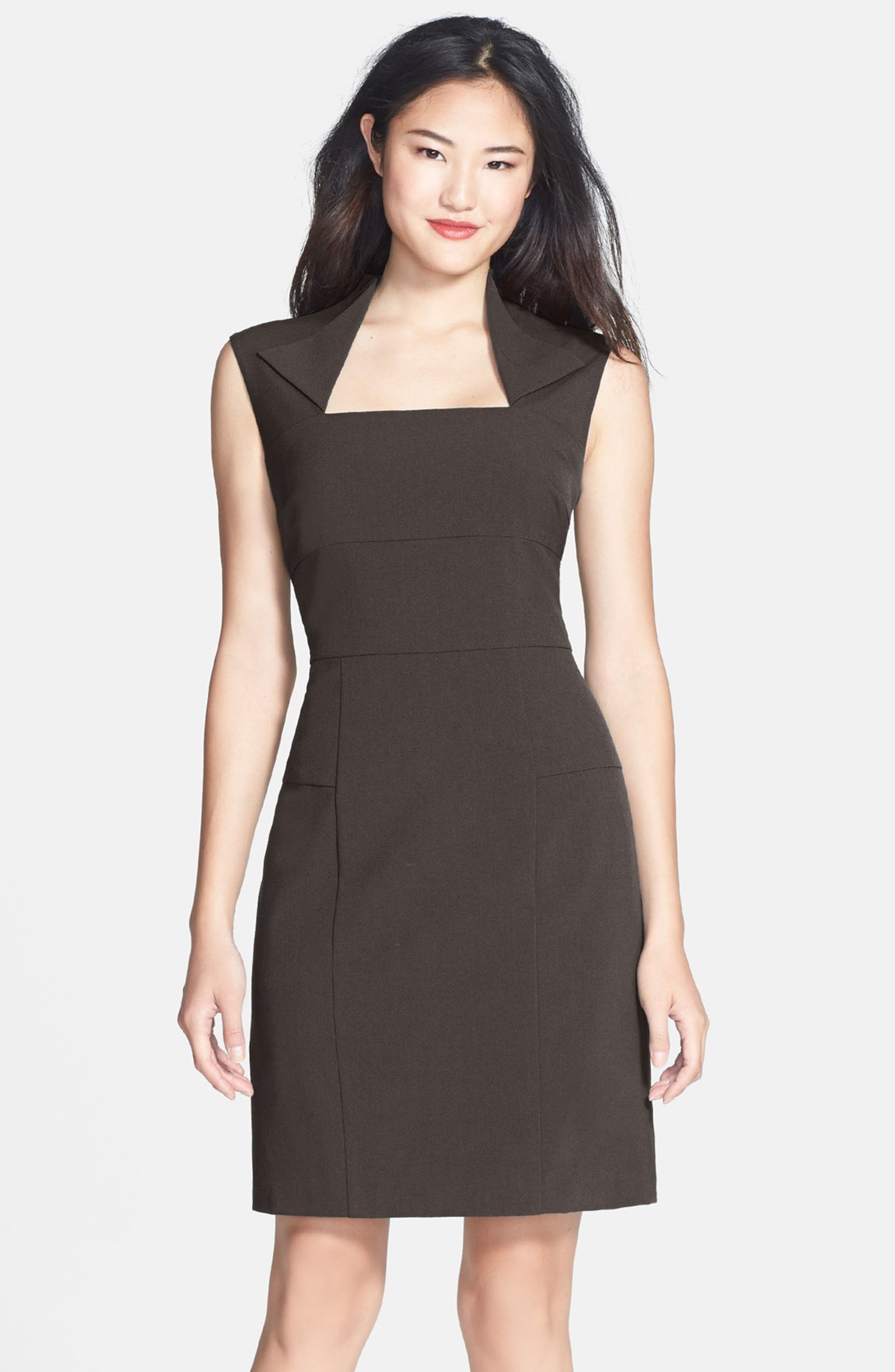 Marc New York by Andrew Marc Collared Stretch Sheath Dress | Nordstrom