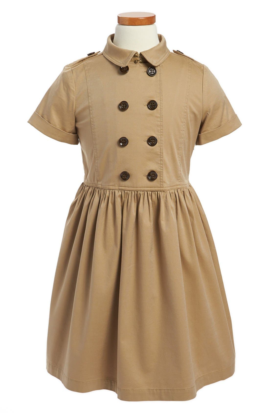 Burberry 'Elive' Trench Dress (Little Girls & Big Girls) | Nordstrom