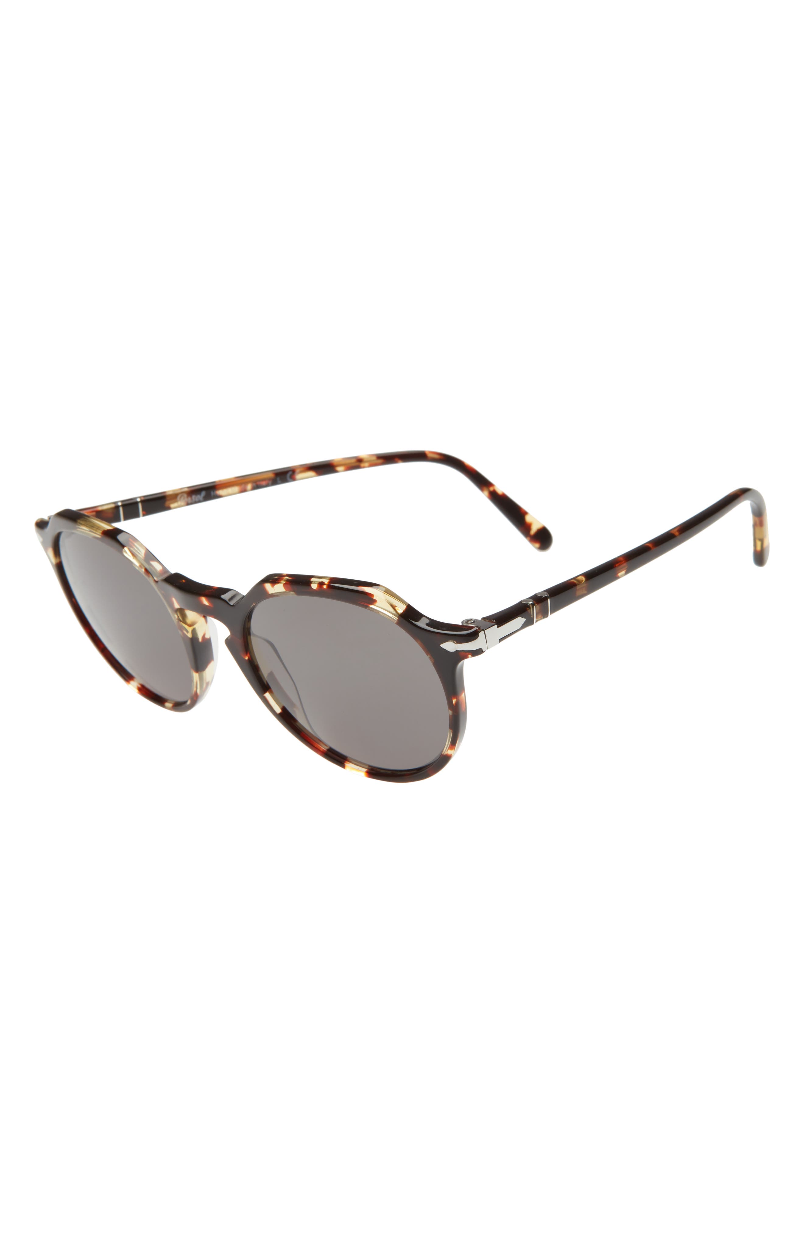 persol 52mm round sunglasses