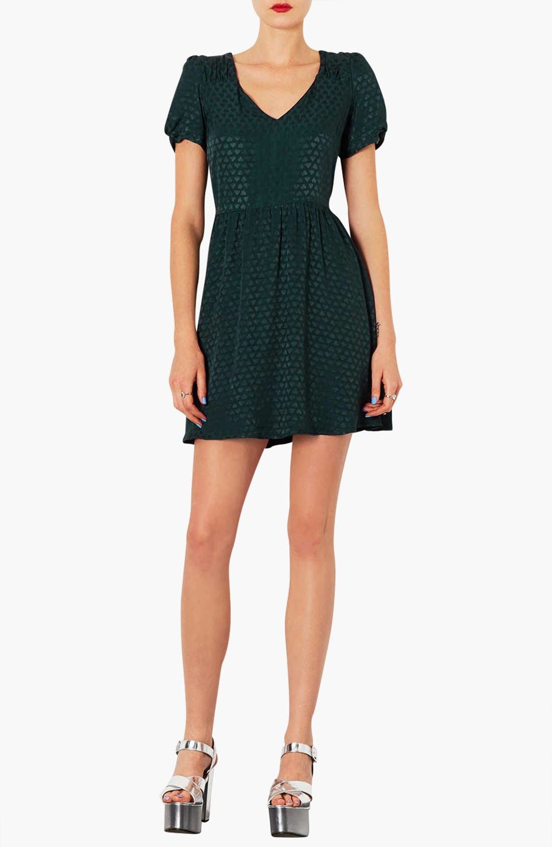 Heart Jacquard Tea Dress Nordstrom
