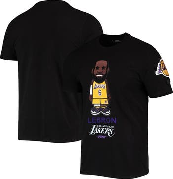 Fanatics Women's LeBron James Cream Los Angeles Lakers Raglan 3/4