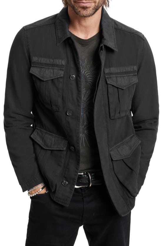 Shop John Varvatos Luis Field Jacket In Black