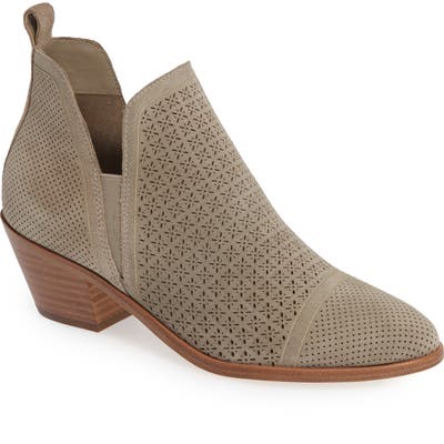 Sigerson Morrison Perforated Western Bootie - Grey