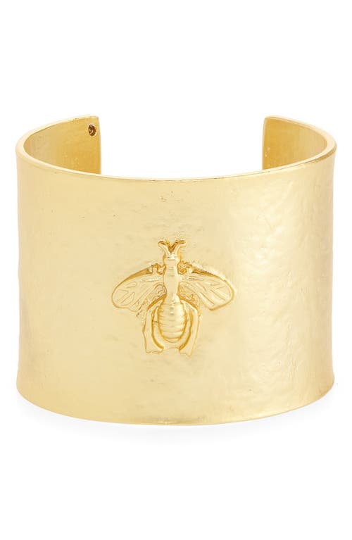 Bee Cuff Bracelet in Gold