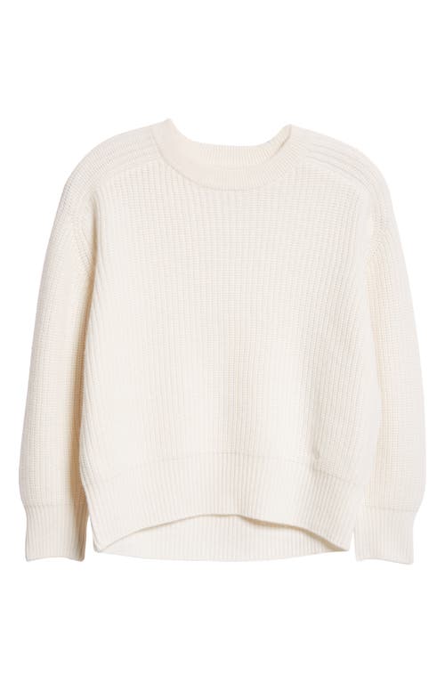 Shop Loulou Studio Rib Cashmere Sweater In Ivory