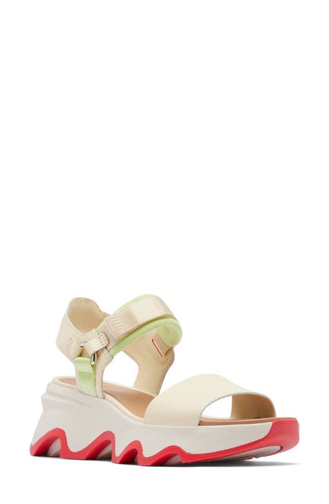 Sorel white online sandals