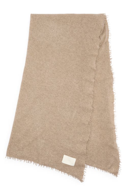 Jane Carr The Luxe Cashmere Scarf In Taupe
