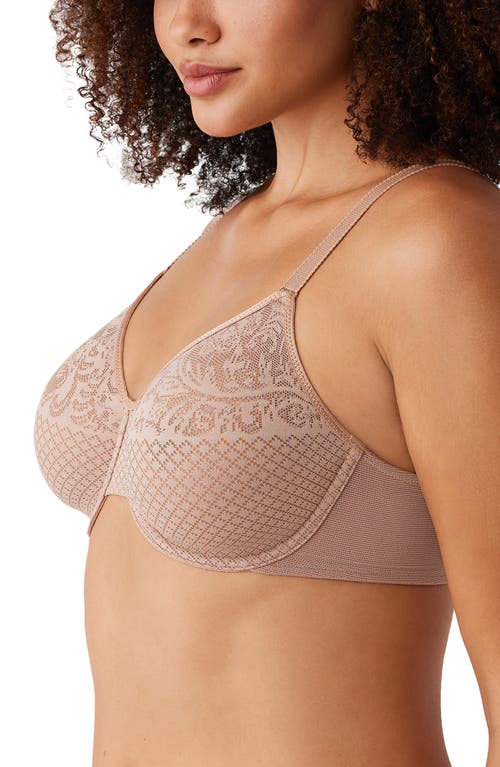 Wacoal Visual Effects Unlined Underwire Minimizer Bra In Roebuck