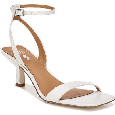 Sarto By Franco Sarto Bona Ankle Strap Sandal, White