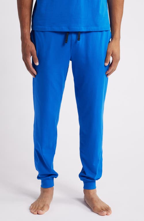 Shop Hugo Boss Boss Mix Match Pajama Joggers In Bright Blue