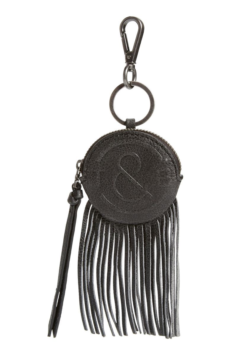 Treasure&Bond Fringe Leather Bag Charm Nordstrom