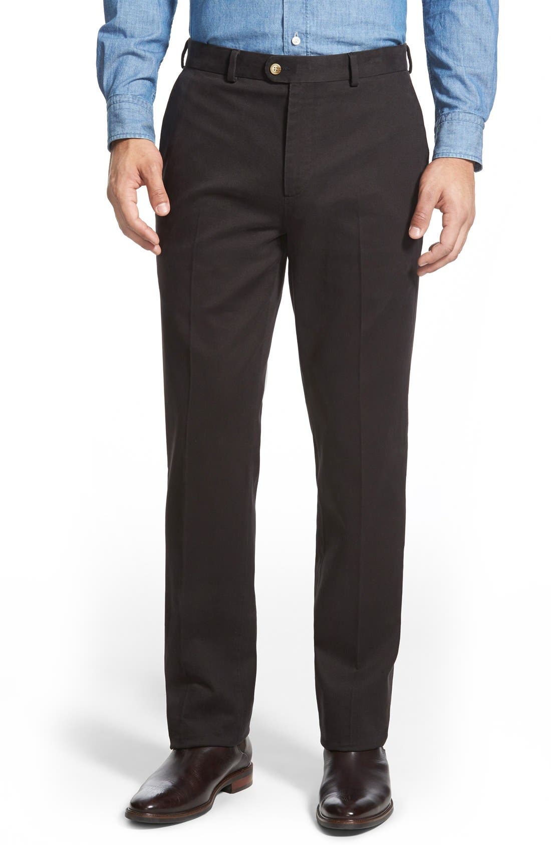 Bensol Slim Cotton Moleskin Pants Nordstrom