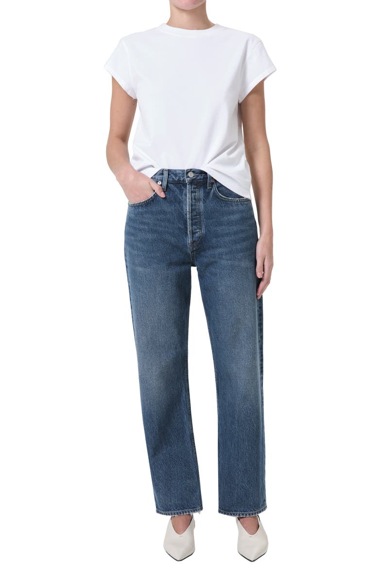 AGOLDE '90s Mid Rise Relaxed Straight Leg Jeans, Alternate, color, 