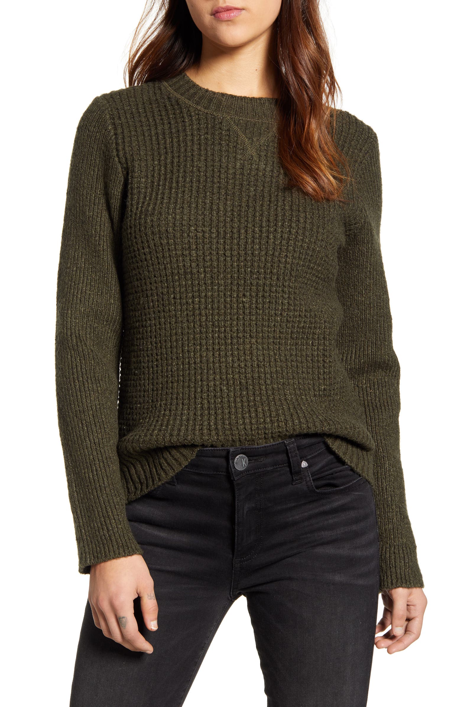 Lucky Brand Waffle Knit Pullover | Nordstrom