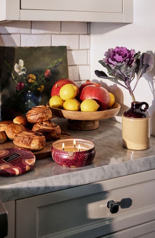 Voluspa Foraged Wildberry Three-wick Tin Candle In Foraged Wildberry