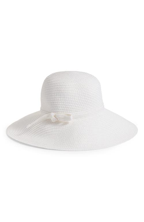 Nordstrom Packable Floppy Hat in White at Nordstrom