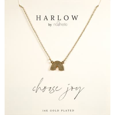Harlow By Nashelle Rainbow Boxed Necklace