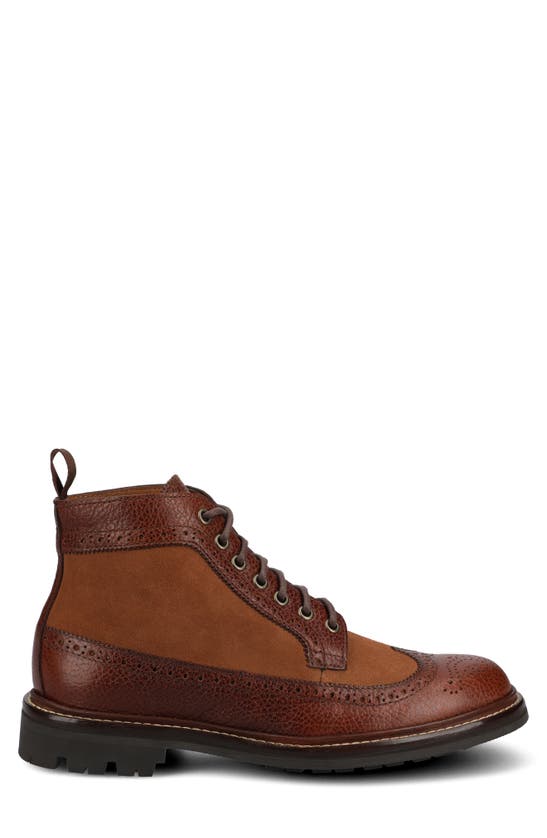 Shop Taft The Boston Longwing Boot In Whiskey
