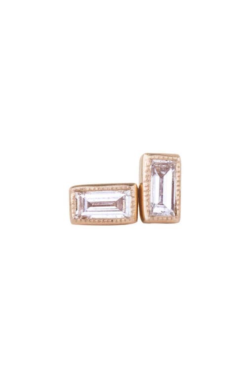 Sethi Couture Baguette Diamond Stud Earrings in D0.24 18Kyg at Nordstrom