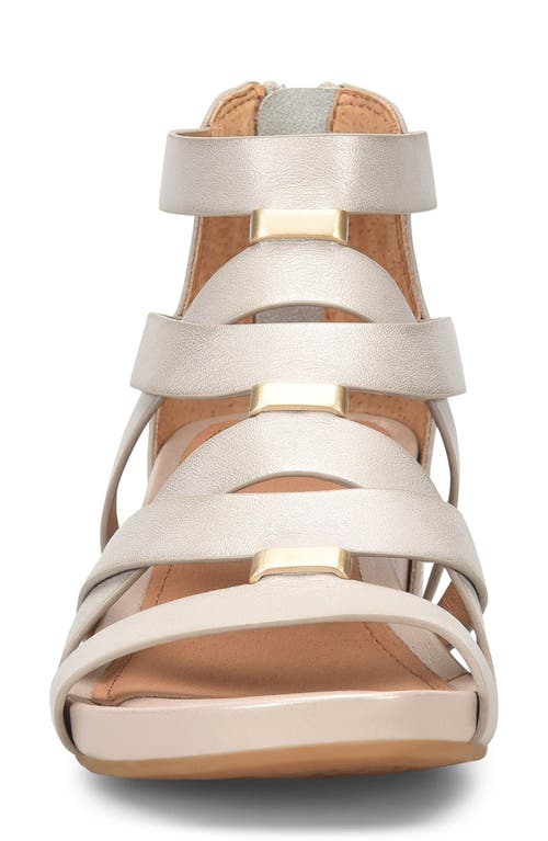 Söfft Vivi Platform Wedge Sandal In Champagne