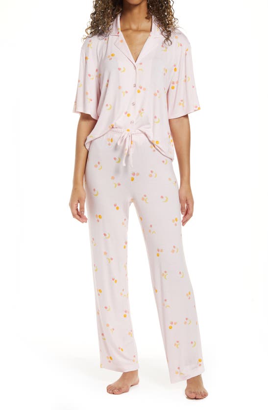 Bp. Sleepy Head Pajamas In Pink Snow Fruity Fruit