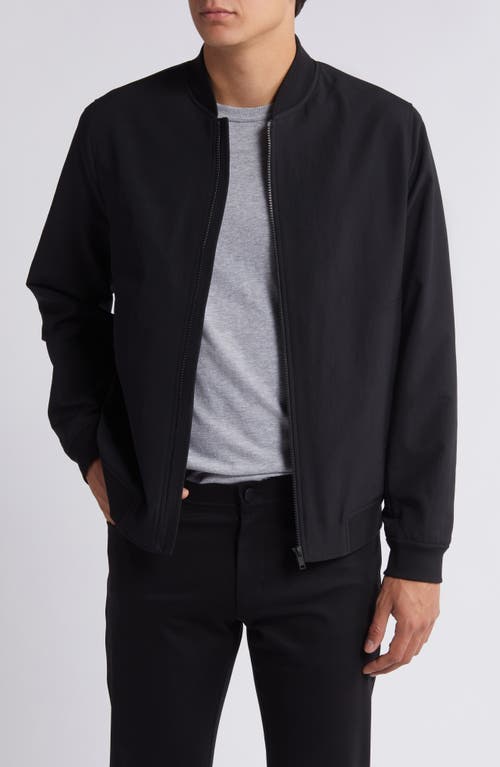 Shop Theory Brenton Bomber Jacket In Black