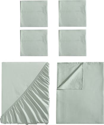 Tahari Solid 6-Piece Queen Sheet Set | Nordstromrack