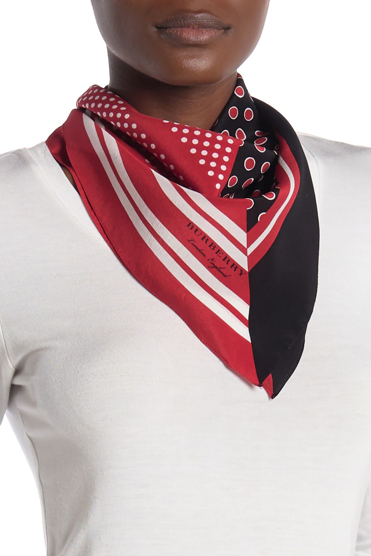 burberry silk scarf nordstrom