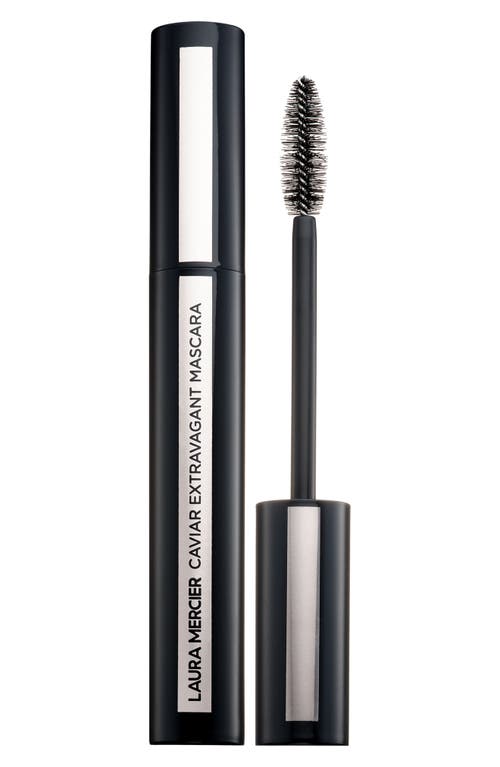 Shop Laura Mercier Caviar Extravagant Volumizing & Lengthening Mascara In Black