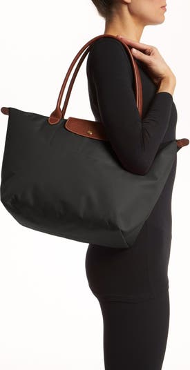 Longchamp Le Pliage Large Nylon Tote Shoulder Bag ~NWT~ Cypress