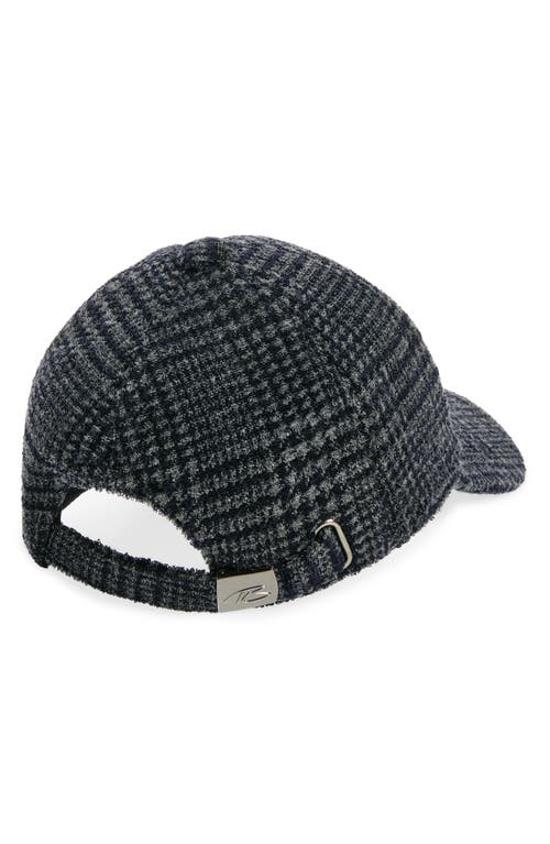 Robert Barakett Duncan Plaid Baseball Cap In Navy