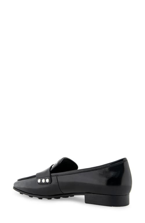 Shop Aerosoles Prince Stud Loafer In Black/silver