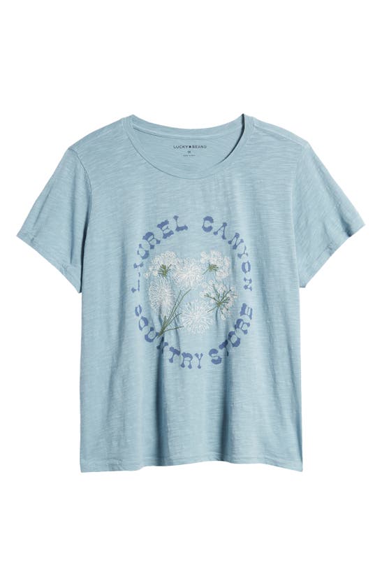 Shop Lucky Brand Laurel Canyon Country Store Cotton Graphic T-shirt In Mountain Spring