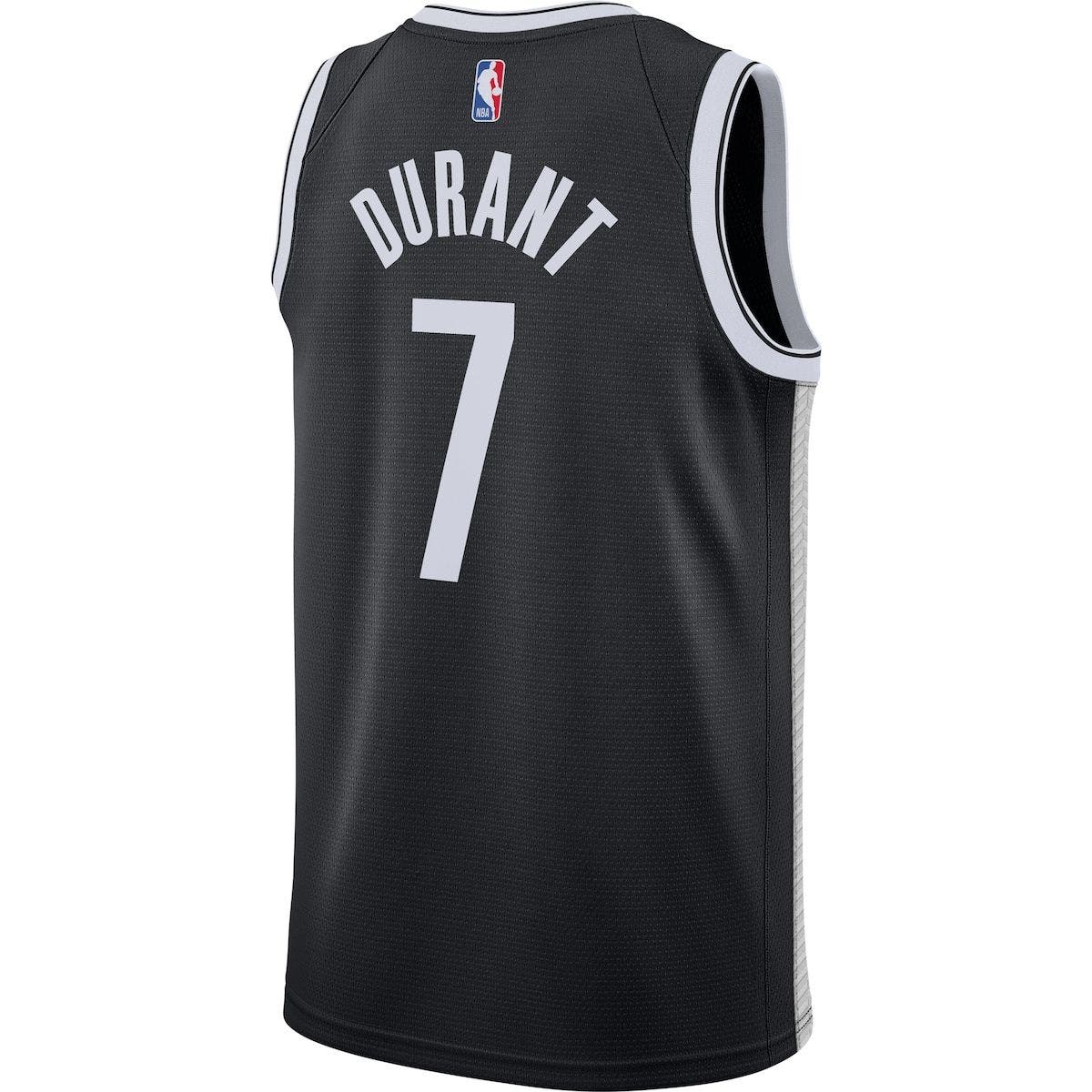 kevin durant black nets jersey