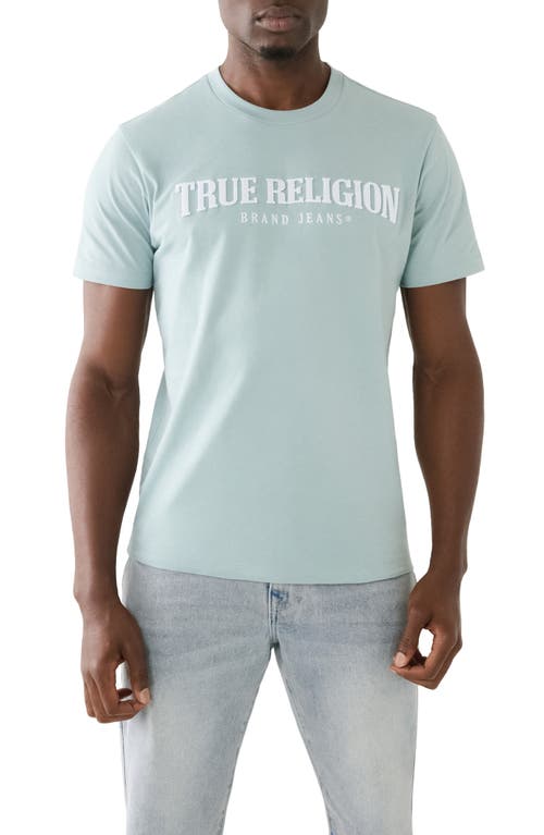 True Religion Brand Jeans Classic Branded Logo Graphic T-Shirt Dusty Blue at Nordstrom,