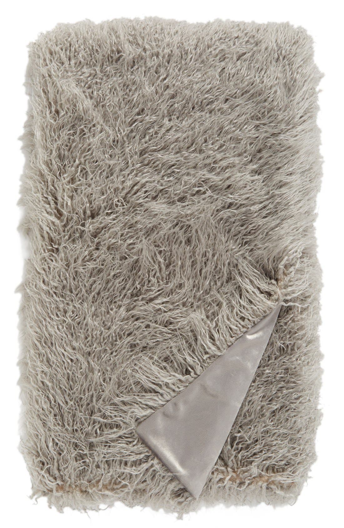 Nordstrom at Home Mongolian Faux Fur Throw Nordstrom