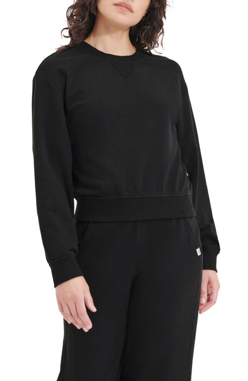 UGG(r) Seleste Micro Terry Sweatshirt in Black