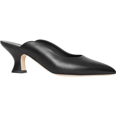 Burberry Holme Pointy Toe Mule, Black