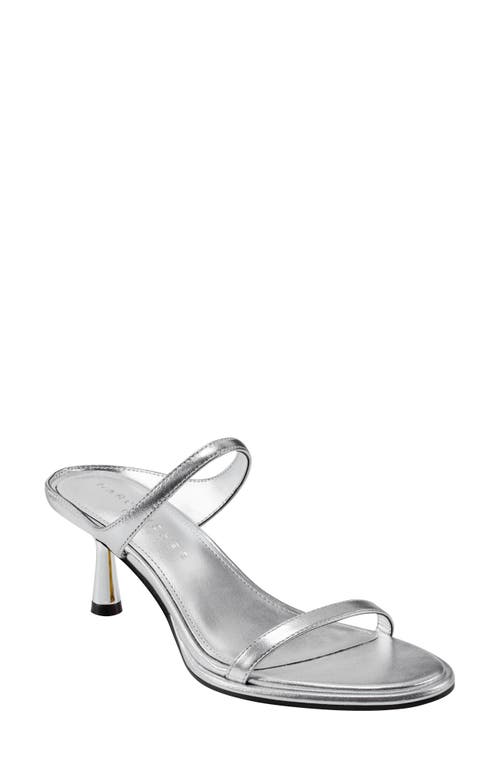 Shop Marc Fisher Ltd Alonde Slide Sandal In Silver