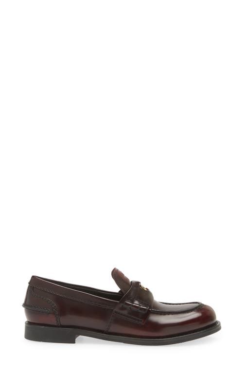 Shop Miu Miu Penny Loafer In Porpora