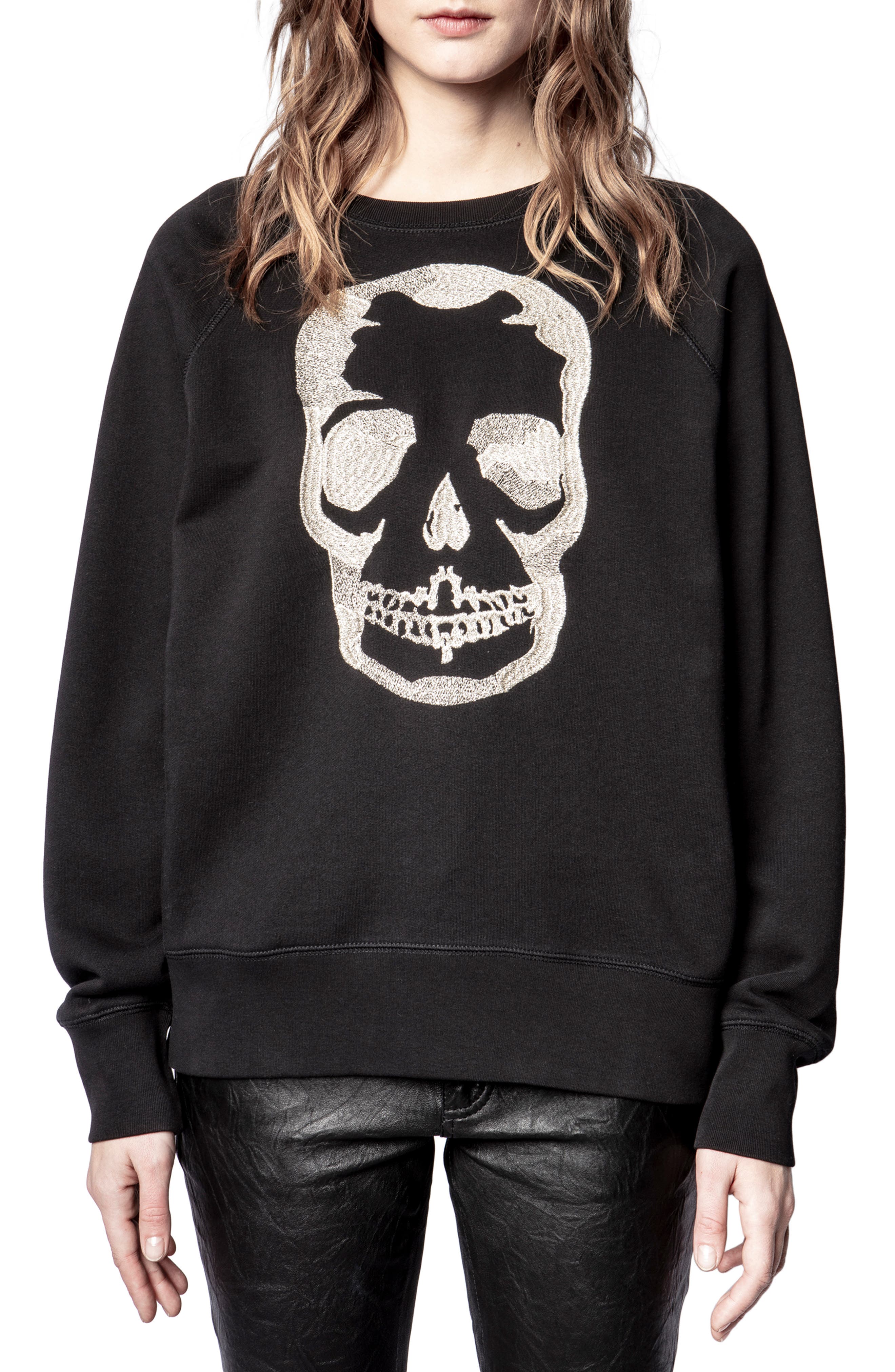 zadig and voltaire skull sweater