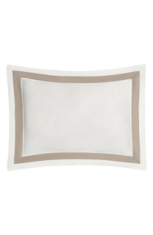 Matouk Ambrose 600 Thread Count Egyptian Cotton Sham in Bone/Khaki at Nordstrom