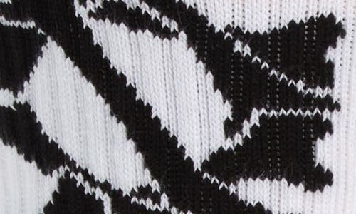 Amiri White & Black Bones Stacked Socks In White/black