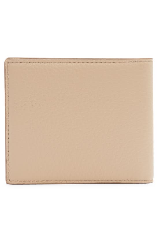 Shop Dolce & Gabbana Dg Quilted Leather Bifold Wallet In Sabbia